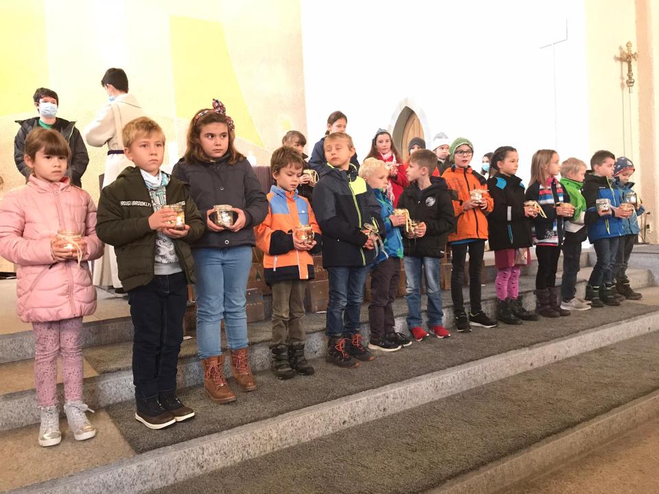 Im Gottesdienst gesegnet