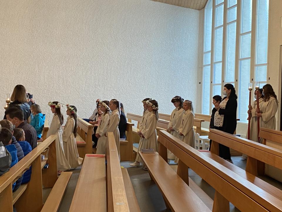 Einzug der Erstkommunionkinder