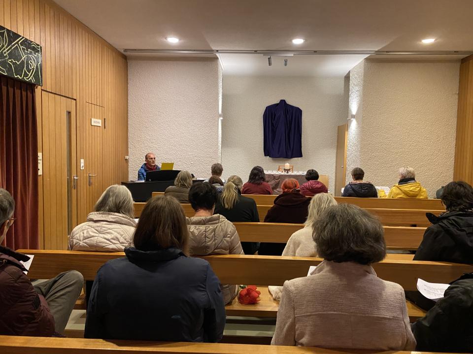 Friedensgebet in der Kapelle