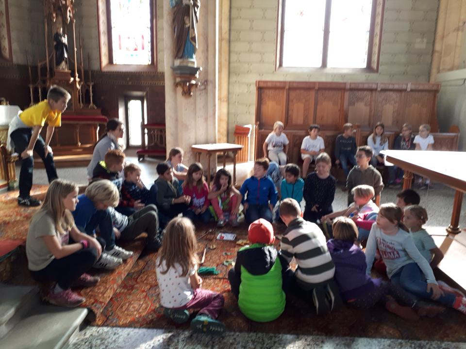 Kinder beim Erlebnisnachmittag