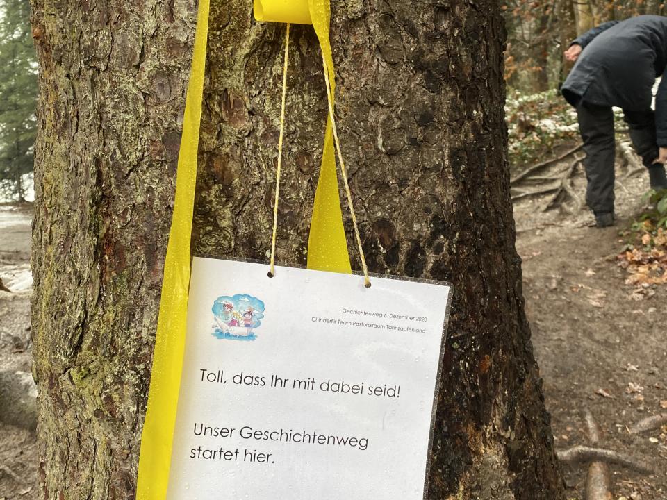 Start zum Geschichtenweg