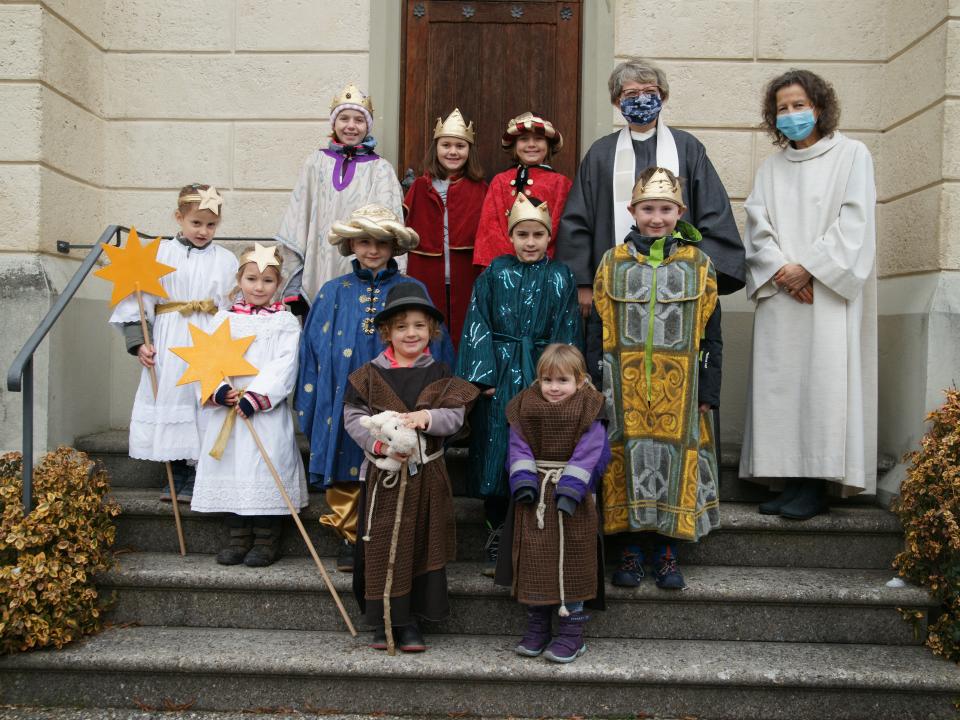 Stellvertretende Sternsingergruppe