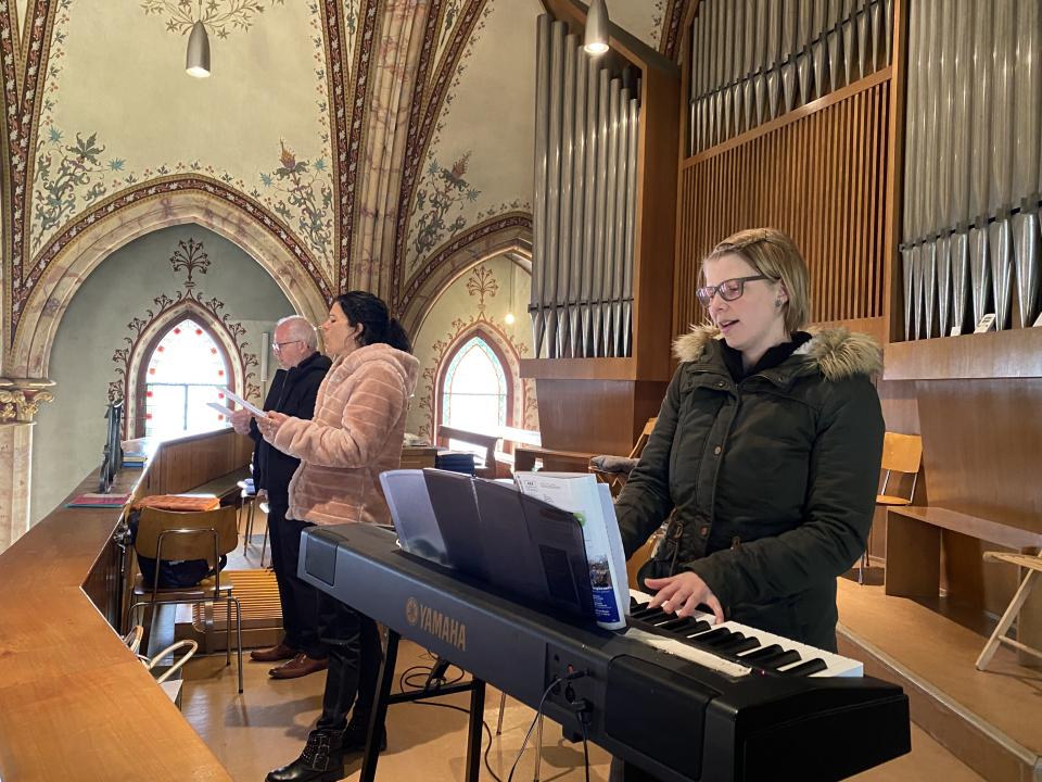 Petra Moser, Marianne Seiler und Norbert Traxler