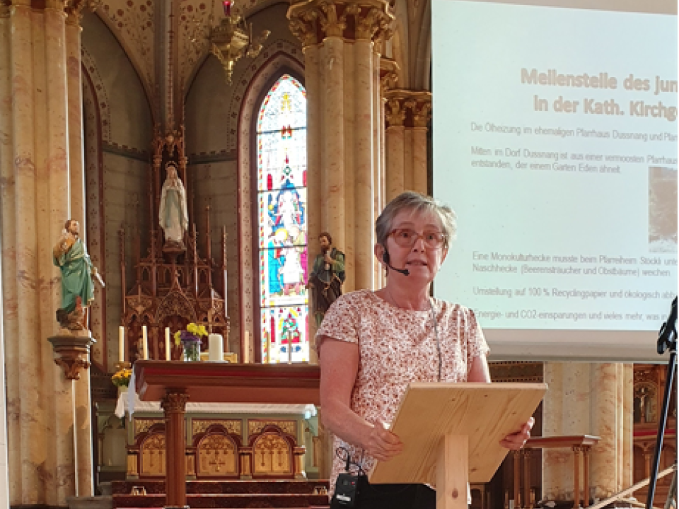 Caroline Stäbler, Umweltbeauftragte GG - KG Fischingen