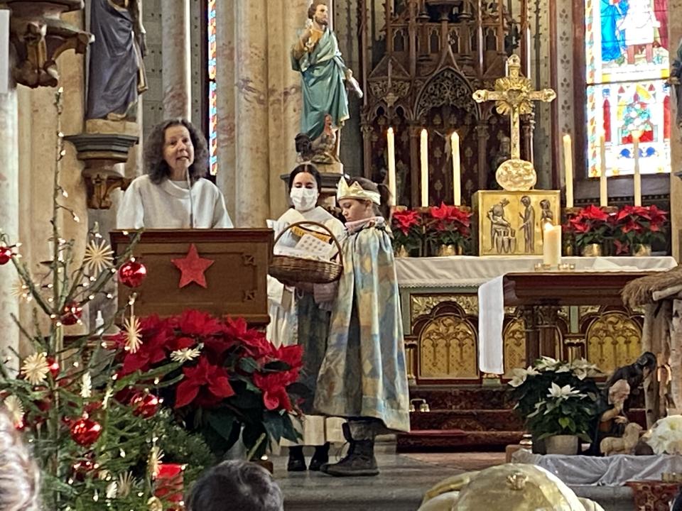 Kleber und Kreide werden gesegnet