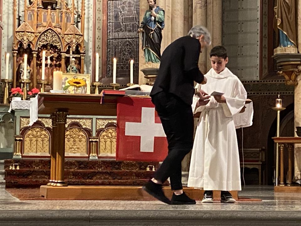 durch die Sakristanin K. Schär