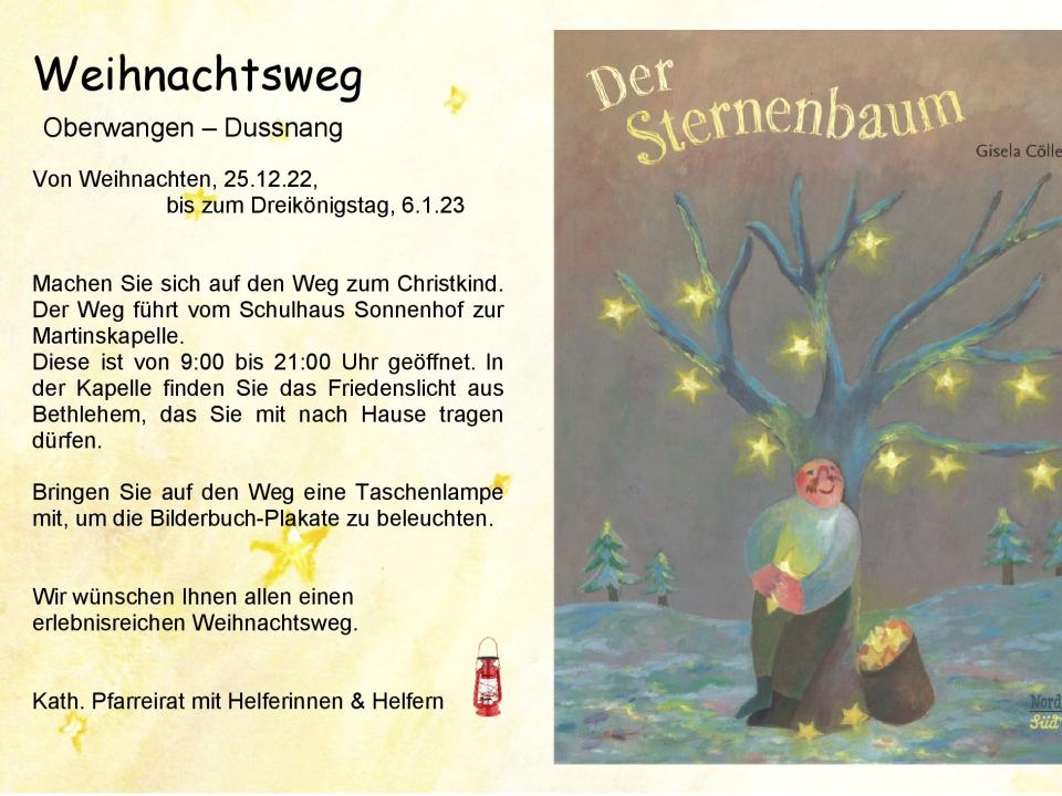Flyer Weihnachtsweg