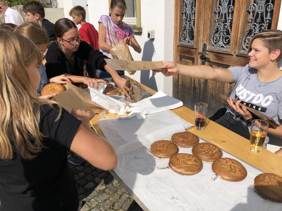 Verpacken und Heimnehmen