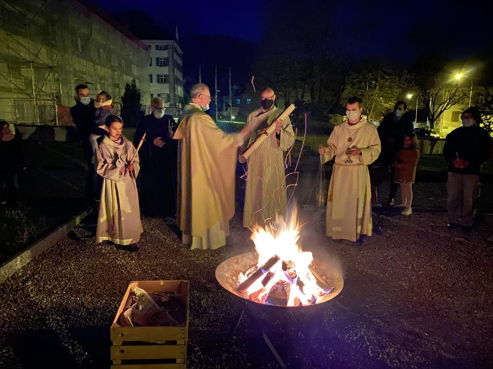 Segnung der Osterkerze in Fischingen