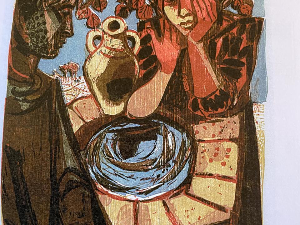 Sprudelnde Wasserquelle