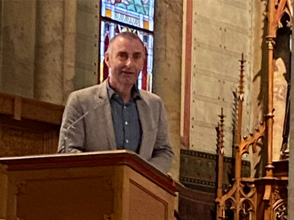 Kirchenpräsident Martin Widmer