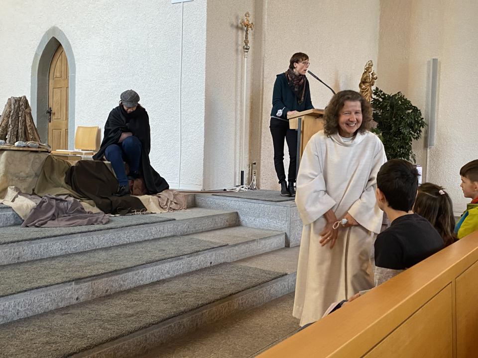 Freude über das gelingende Spiel bei D. Albus