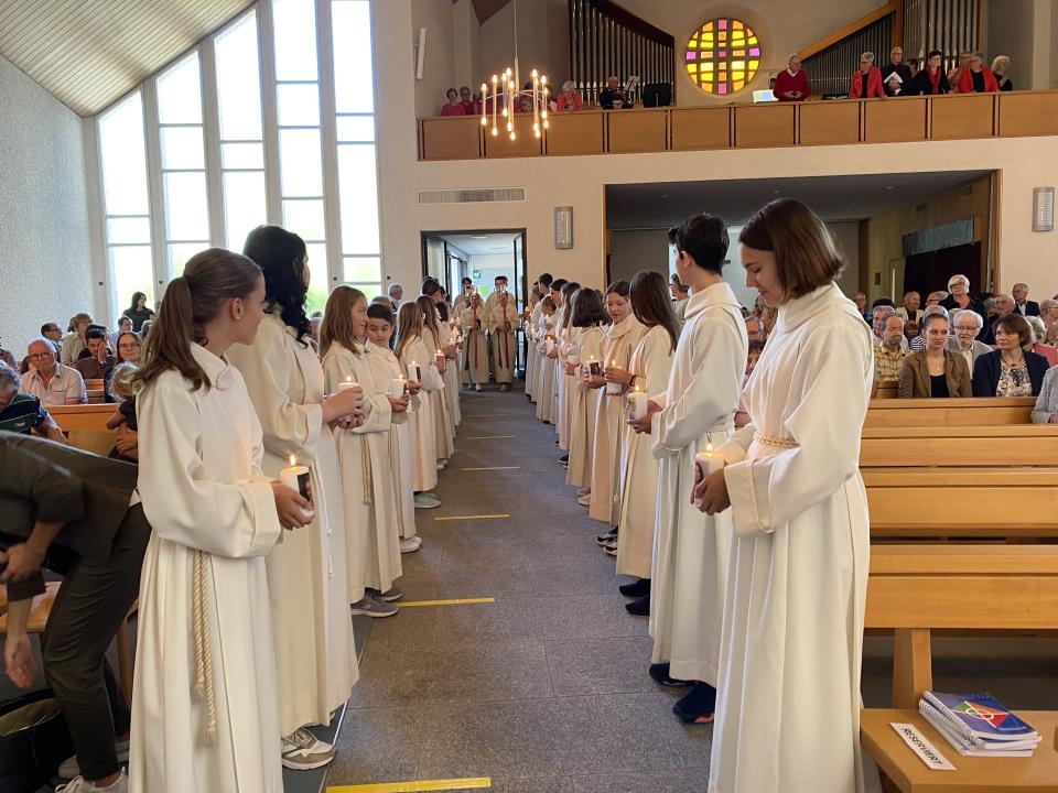 Einzug in die St. Blasiuskirche, Bichelsee