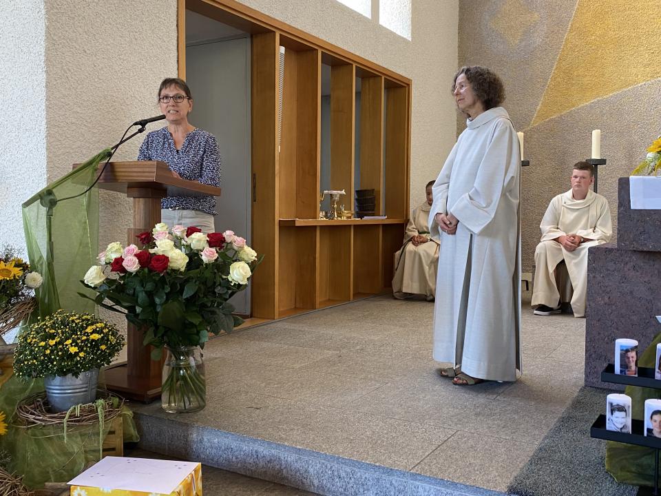 Dankesworte von Pfarreirats-Präsidentin R. Bürge