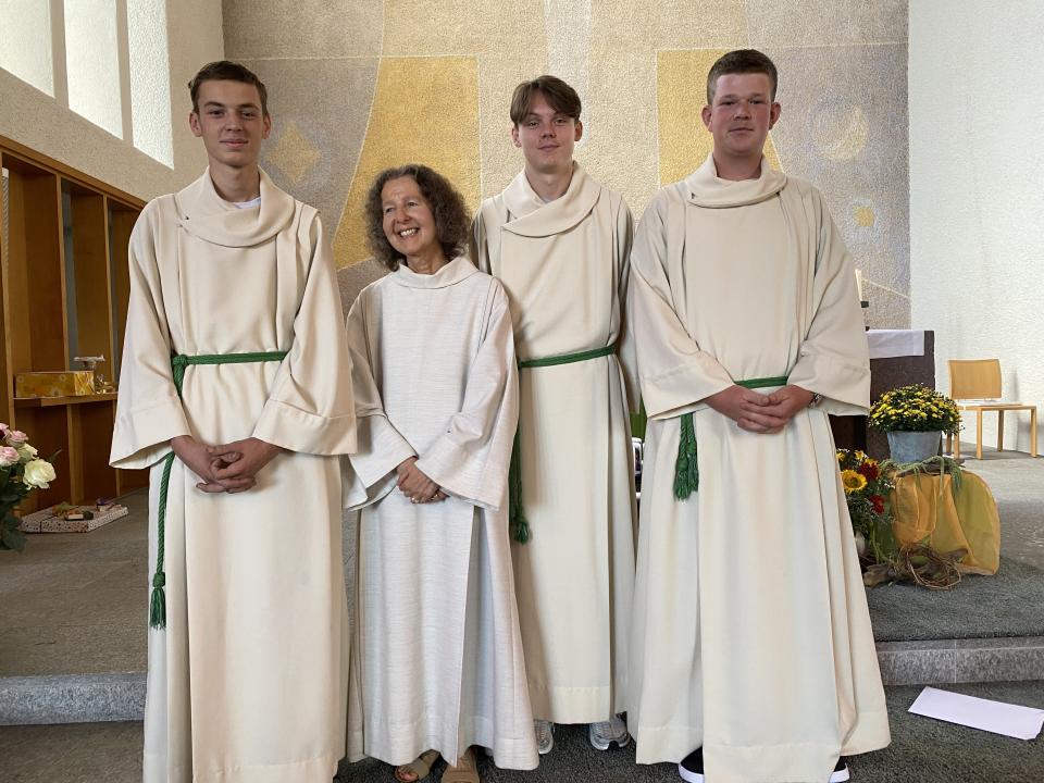 Verabschiedung von langjährigen Ministranten