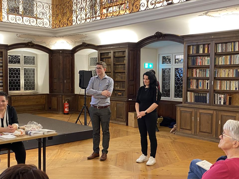 Verabschiedung von Manuel Schär und Jana Krafcik