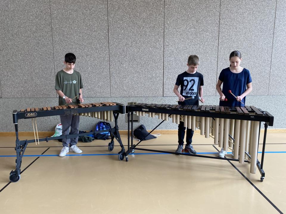 gekonnte Musikeinlage von Schülern