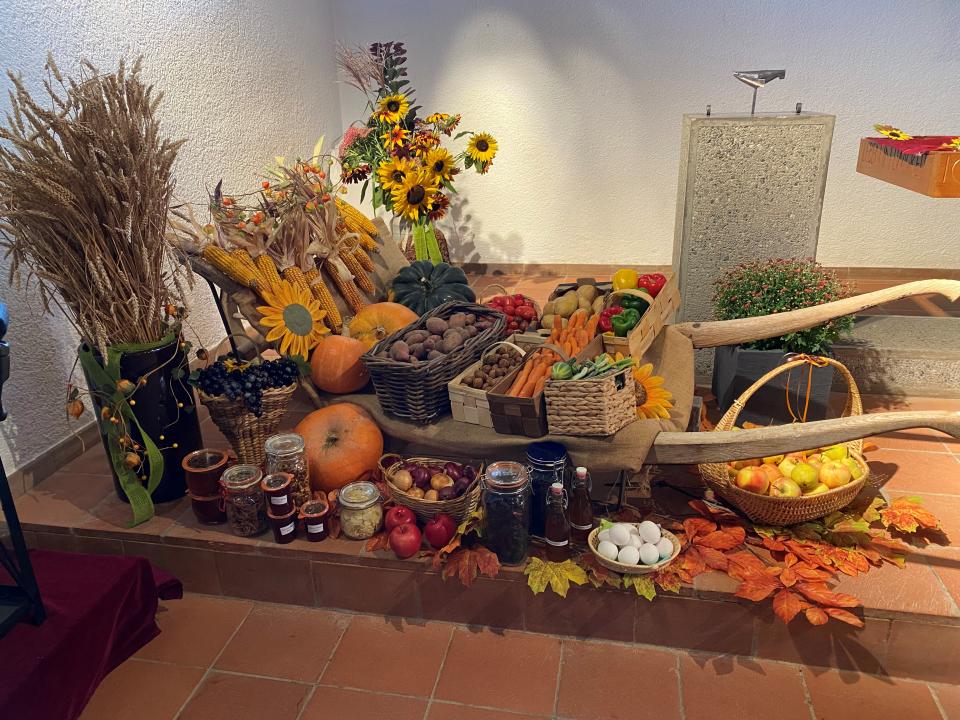 Erntedank - Kirchendeko