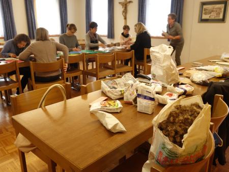 Blumensamen einpacken