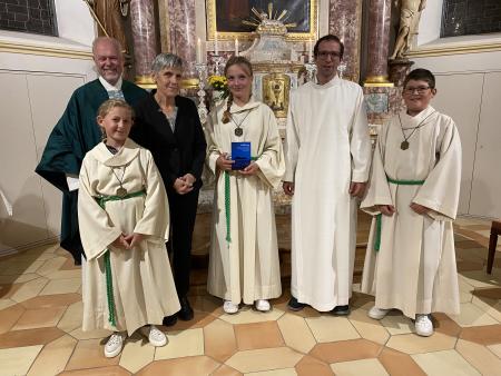 Verabschiedung aus dem Ministrantendienst