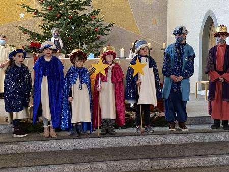 stellvertretende Sternsingergruppe