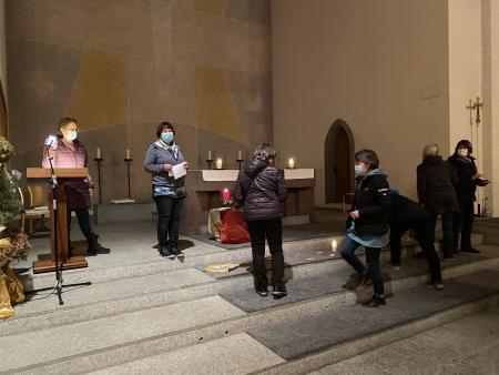 Alle dürfen sich ein Präsent abholen.