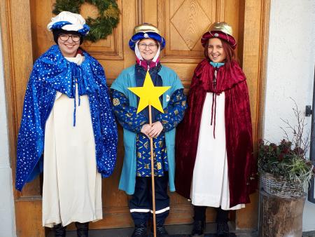 Sternsinger in Bichelsee unterwegs
