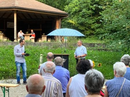 Gottesdienst in der Hackenberghütte