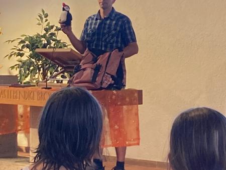 Pinguin wird zum Leben erweckt