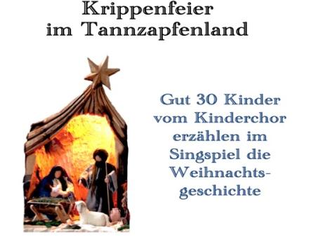 ökumenische Krippenfeier mit Kinderchor