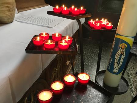 Leuchten in die Osternacht hinein...