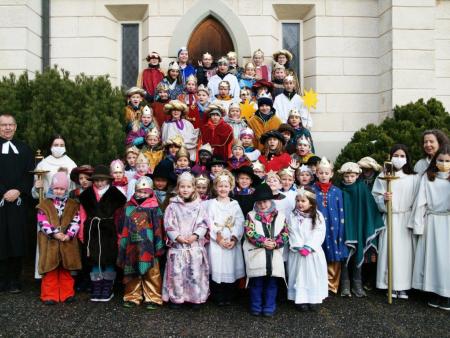 Sternsinger in Dussnang unterwegs