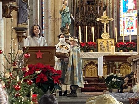 Kleber und Kreide werden gesegnet