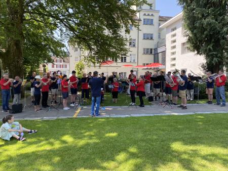 Musikgesellschaft Concordia mit Unterstützung