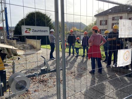 Baustellenbesichtigung