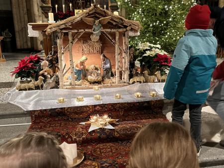 Krippe an der Krippenfeier in Dussnang