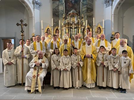 Priesterweihe im Kloster Fischingen