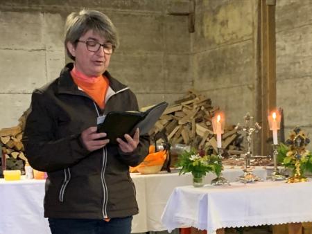 Andacht auf dem Kreuzhof