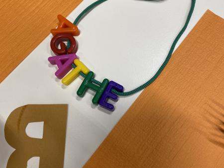 Tischdeko zum Klassentreff