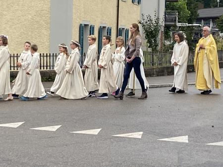 Einzug Dussnanger Kinder