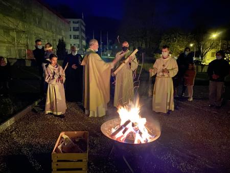 Segnung der Osterkerze in Fischingen