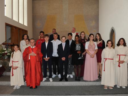 Gruppe 1 der Firmanden