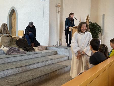 Freude über das gelingende Spiel bei D. Albus