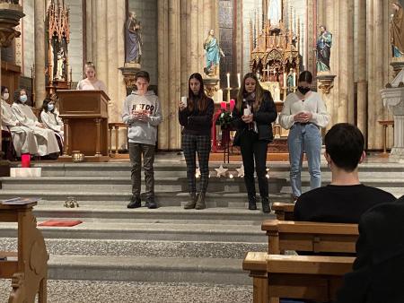 Adventsgottesdienst mit den Firmanden