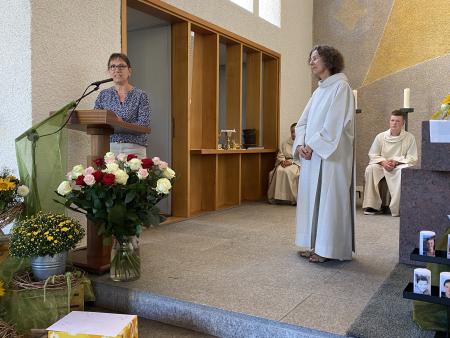 Dankesworte von Pfarreirats-Präsidentin R. Bürge