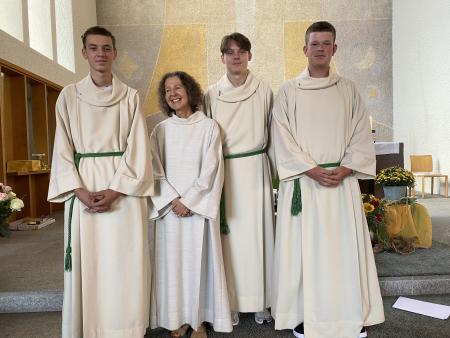 Verabschiedung von langjährigen Ministranten