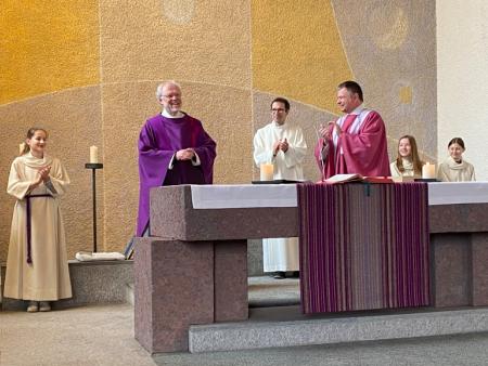 Hoher Besuch zur Einsetzung
