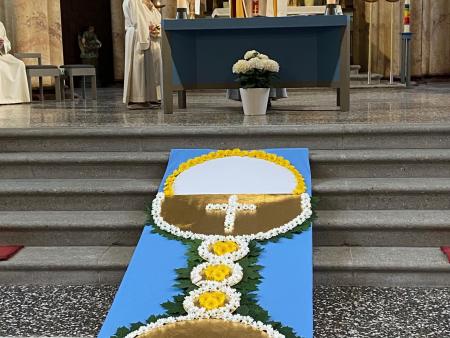 Fronleichnam in der Kirche