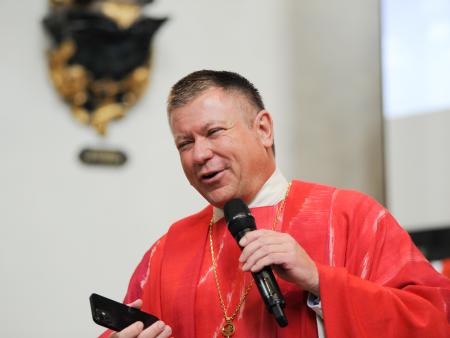 H.P. Wasmer im Element