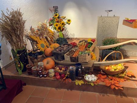 Erntedank - Kirchendeko